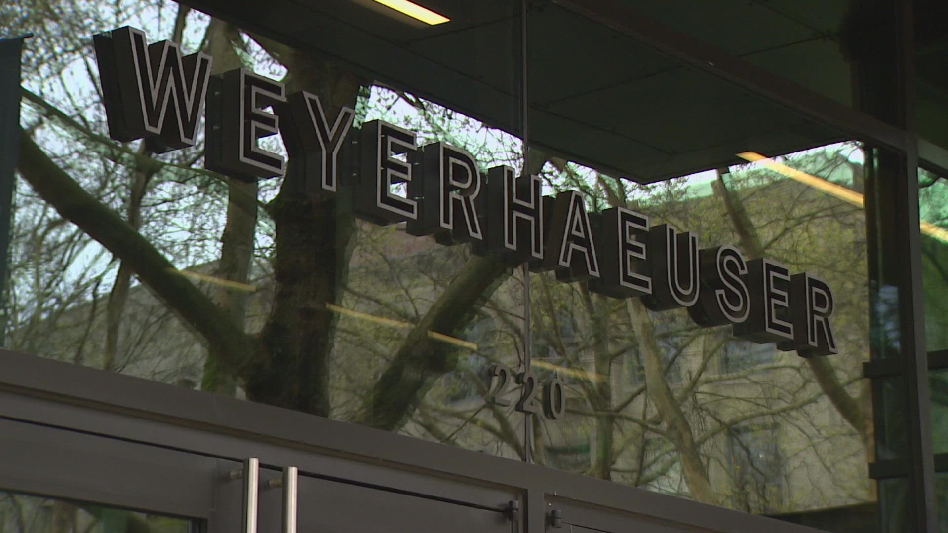 Weyerhaeuser reports wood products segegment recovery