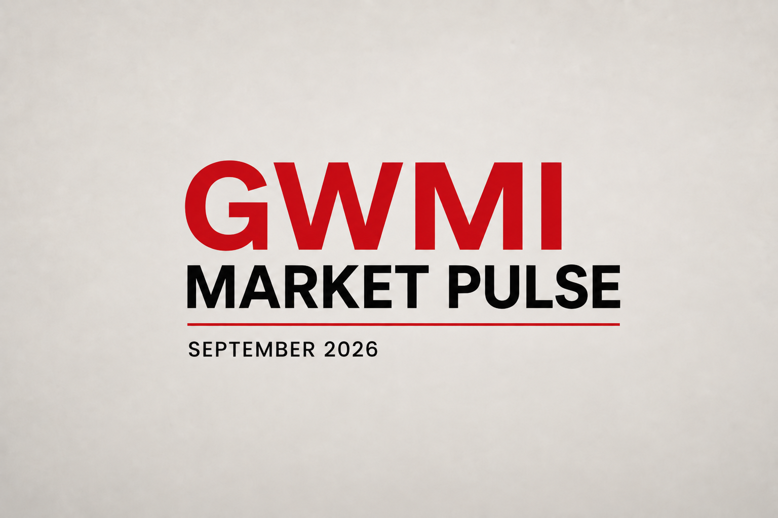 GWMI Market Pulse September: Weak demand, shrinking supply and an increasingly fragile balance